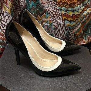 BCBG Black and White Women's Heels